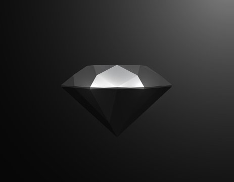 Black diamond shape on black background.