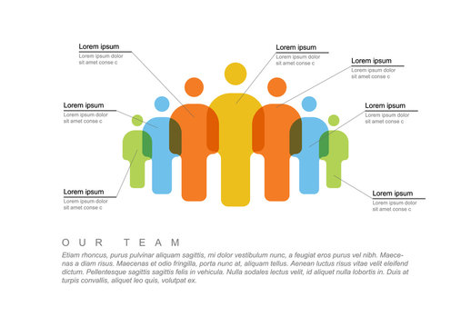 People team infographic template