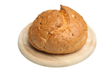 Fresh round bread
