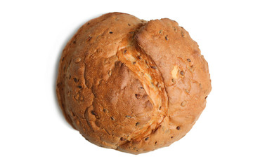 Fresh round bread