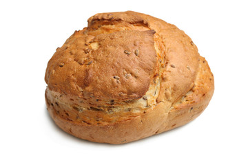 Fresh round bread
