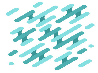 Colorful modern style abstract graphic background from various rounded shapes