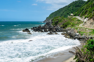Wild tropical coast next to Caracas (Vargas, Venezuela).