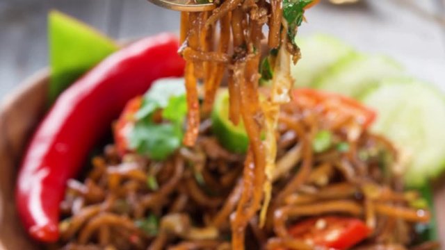 spicy fried noodle