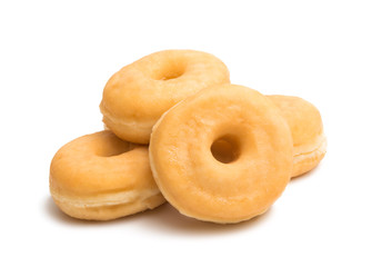 small donuts isolated