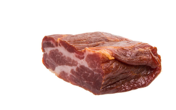 jerky meat isolated