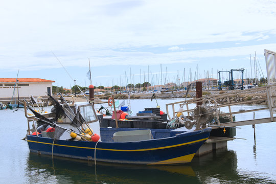 Harbor Gruissan in France