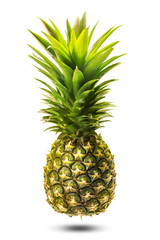 Fototapeta premium Pineapple crop isolated