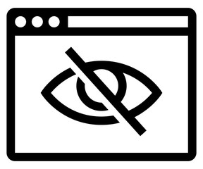 Private browsing on icon