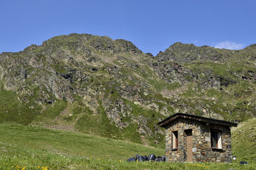 Fototapeta na wymiar Paisajes de Andorra la Vella