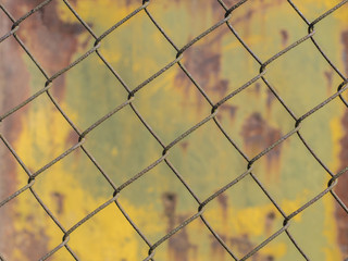 background of an old painted and rusty wall. 