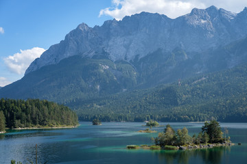 Eibsee - Mit Blick auf das Wettersteingebirge (u.a. Zugspitze)