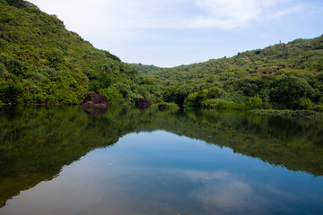 Goa lake India