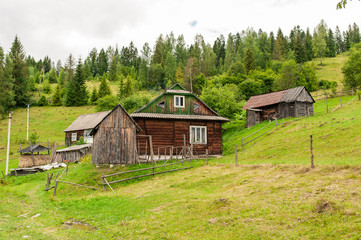 house in the mountains