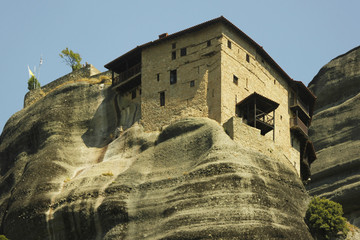 In ancient times, the monks settled on the mountain tops. Such monasteries exist now. Greece....