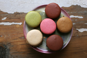 Different flavors of macaroons