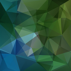 Background of green, blue geometric shapes. Mosaic pattern. Vector EPS 10. Vector illustration