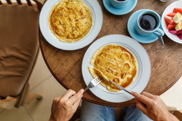 banana pancake breakfast