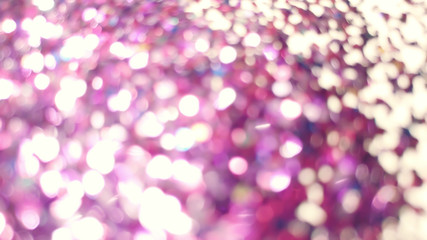 Pink Valentine's Day Bokeh Lights in many various, bright, and pretty colors.