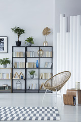 Patterned living room interior