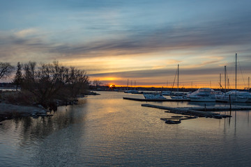 Sunset Pickering, series of photos capturing a sunset #7