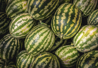 watermelon on a bazaar in Kashan, Iran