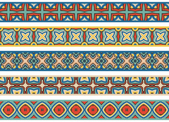 Seamless decorative borders