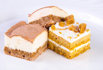 Cake with cream