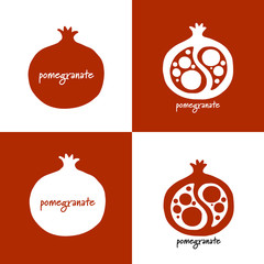 Pomegranate, sketch for your design