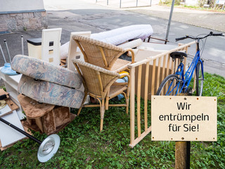 Wohnungsauflösung Wir entrümpeln für Sie!