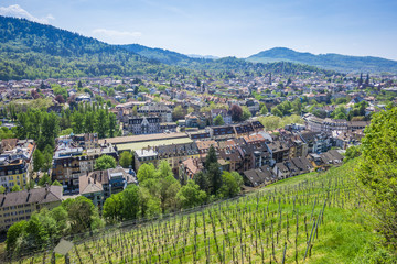 the city Freiburg im Breisgau Germany