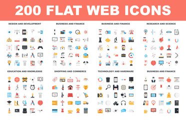 Flat Web Icons