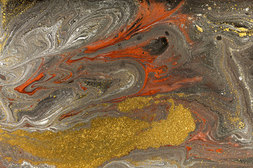 Marble abstract acrylic background. Nature marbling artwork texture.
