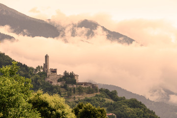 Castel Telvana near Borgo Valsugana in Trentino-Alto Adige/Südtirol region , Italy  