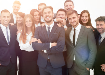 large business team of professionals.