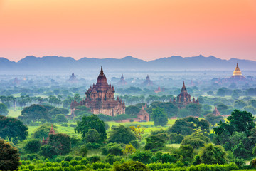 Bagan, Myanmar Ancient Temple Landscape