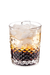 Black Russian traditional cocktail