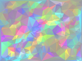 Iridescent Geometric Background