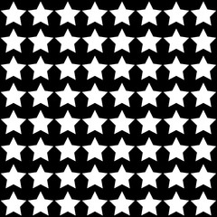 Seamless abstract background with a white stars