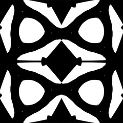 Abstract pattern in a black and white colors