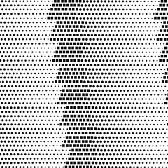 Abstract halftone pattern. Vector halftone dots background for design banners, posters, business projects, pop art texture, covers. Geometric black and white texture.