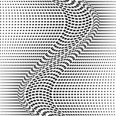 Abstract halftone pattern. Vector halftone background of squares for design banners, posters, business projects, pop art texture, covers. Geometric black and white texture.