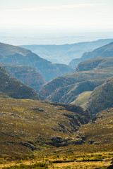 canyons, going in to the mist