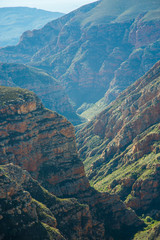 canyons, going in to the mist