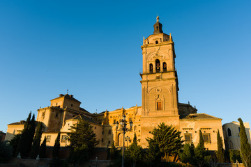 Fototapeta na wymiar Beautiful photo of historical cathedral at Guadix, Spain