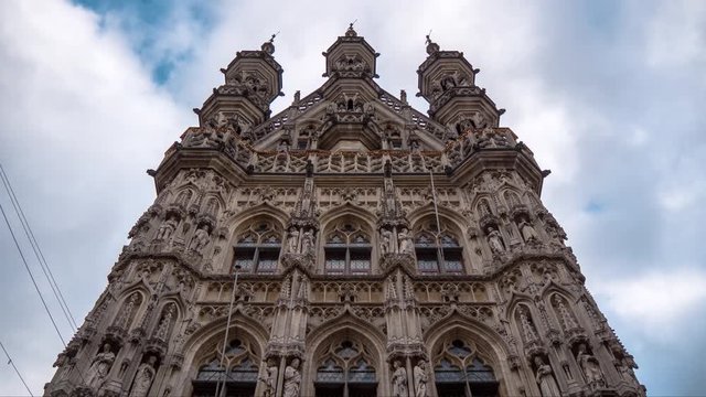 Timelapse at the City Hall, Leuven