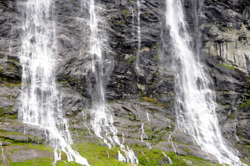 Fototapeta na wymiar Fjord of geirangerfjord,