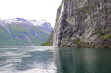 Fotobehang Noord-Europa Fjord of geirangerfjord,