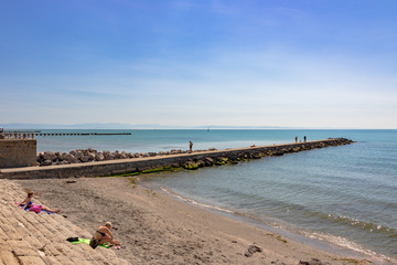 Obraz premium Sonne, Strand und Meer