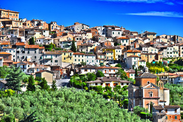 City of Chianciano Terme in Tuscany, Italy